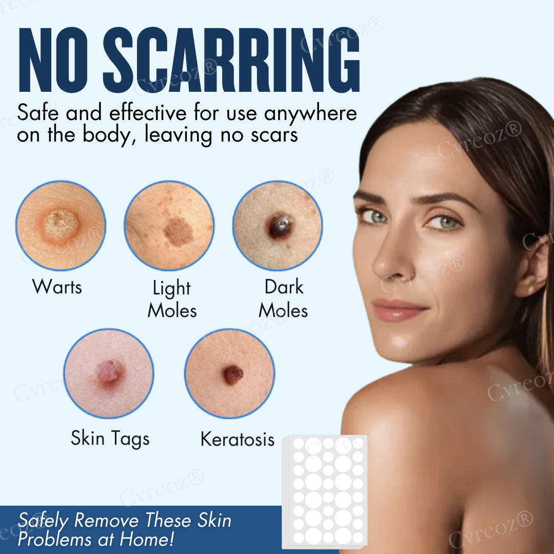 Cvreoz® Moles & Warts Removing Skin Tag Patch