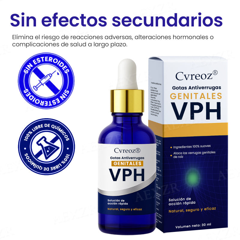 Cvreoz® Gotas Antiverrugas Genitales VPH