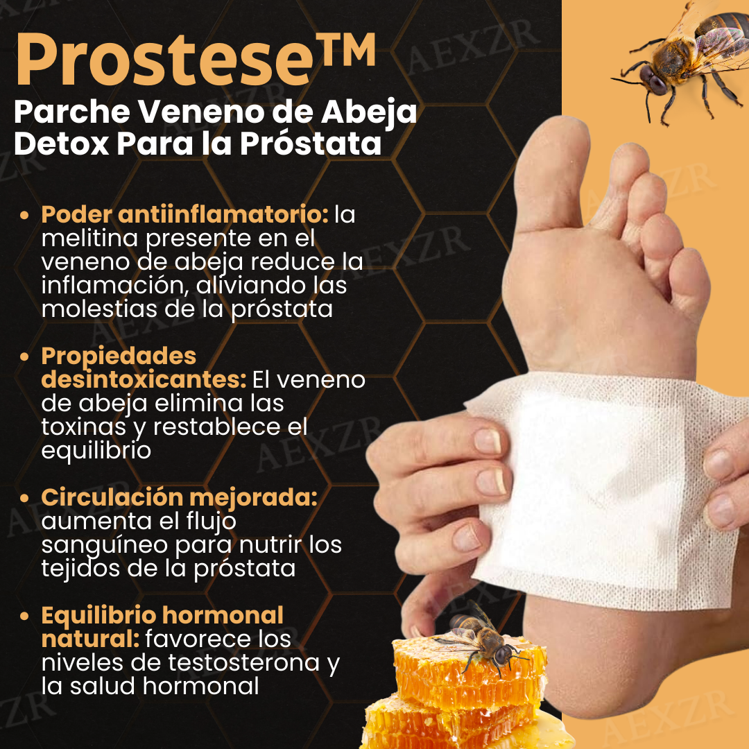 Prostese™ Parche Veneno de Abeja Detox Para la Próstata
