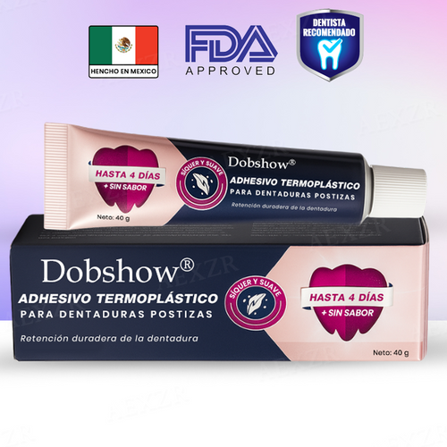 Dobshow® Adhesivo Termoplástico para Dentaduras Postizas