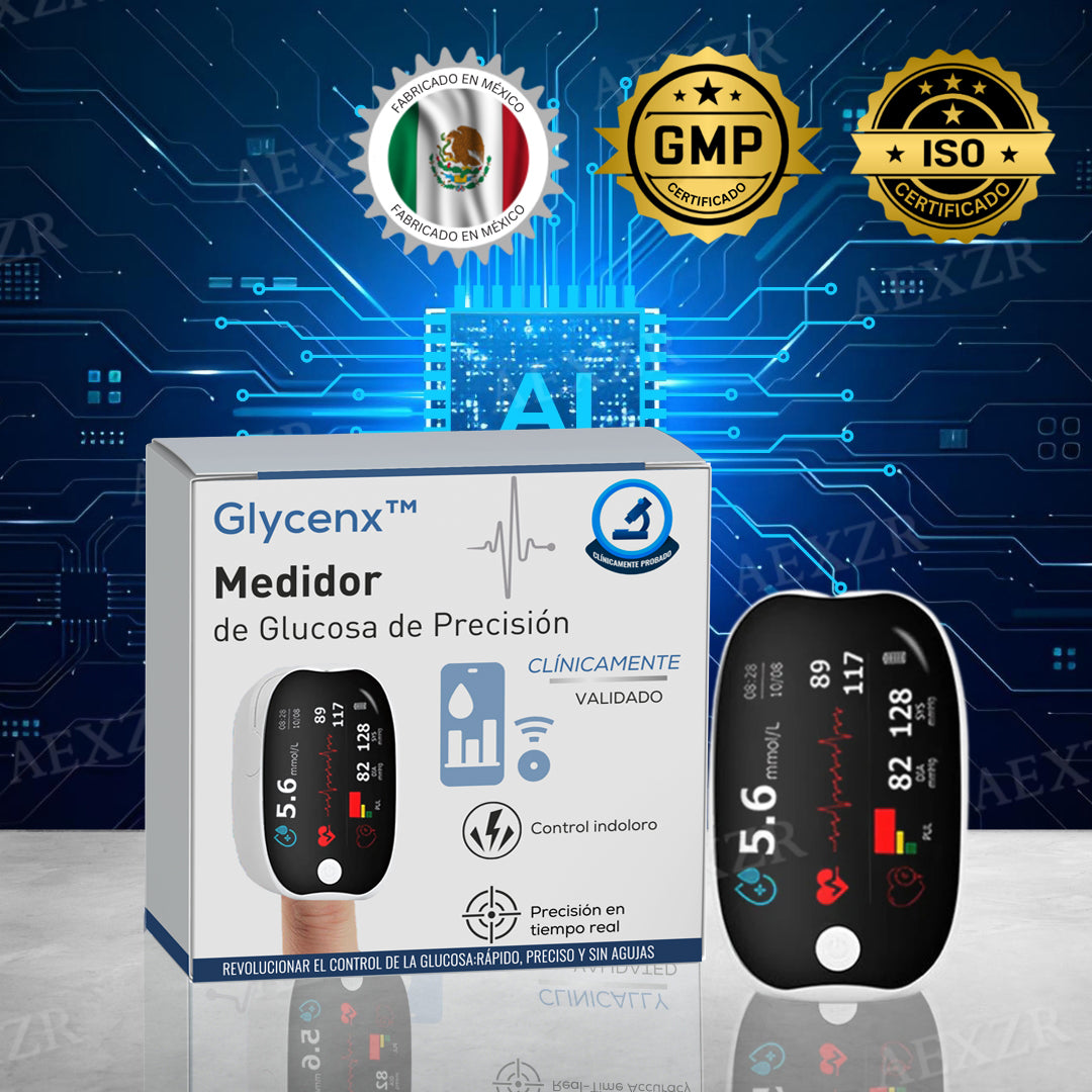 🔥𝐕𝐞𝐧𝐭𝐚 𝐜𝐚𝐥𝐢𝐞𝐧𝐭𝐞🔥Glycenx™ Medidor de Glucosa de Precisión👨‍⚕️𝐌𝐞𝐝𝐢𝐜𝐢ó𝐧 𝐩𝐫𝐞𝐜𝐢𝐬𝐚 𝐝𝐞𝐥 𝐚𝐳ú𝐜𝐚𝐫 𝐞𝐧 𝐬𝐚𝐧𝐠𝐫𝐞