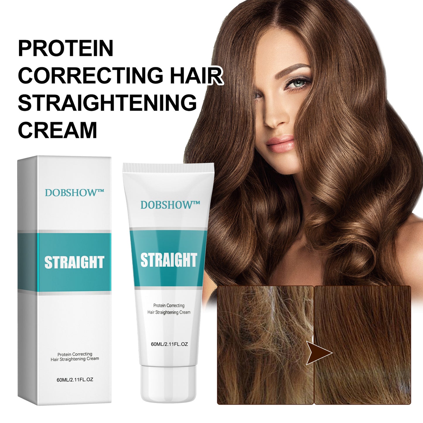 Dobshow™ Protein Correcting Hair Straightening Cream