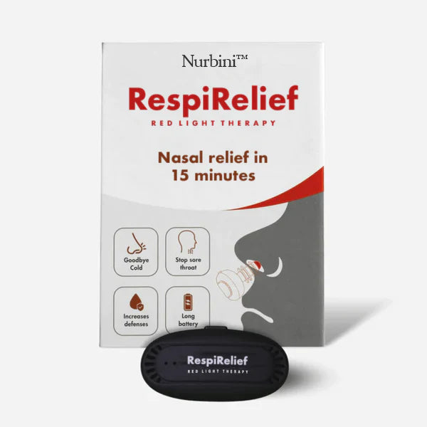 Nurbini™ RespiRelief Red Light Nasal Therapy Device