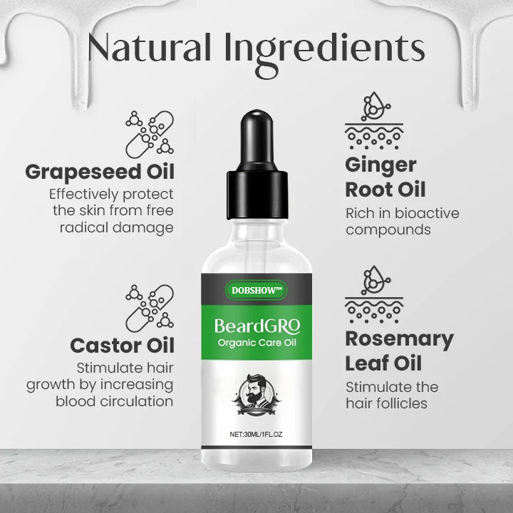 Dobshow™ BeardGro Organic Care Oil