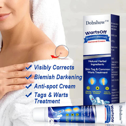 Dobshow™ WartsOff Rapid cream for the immediate removal of skin blemishes