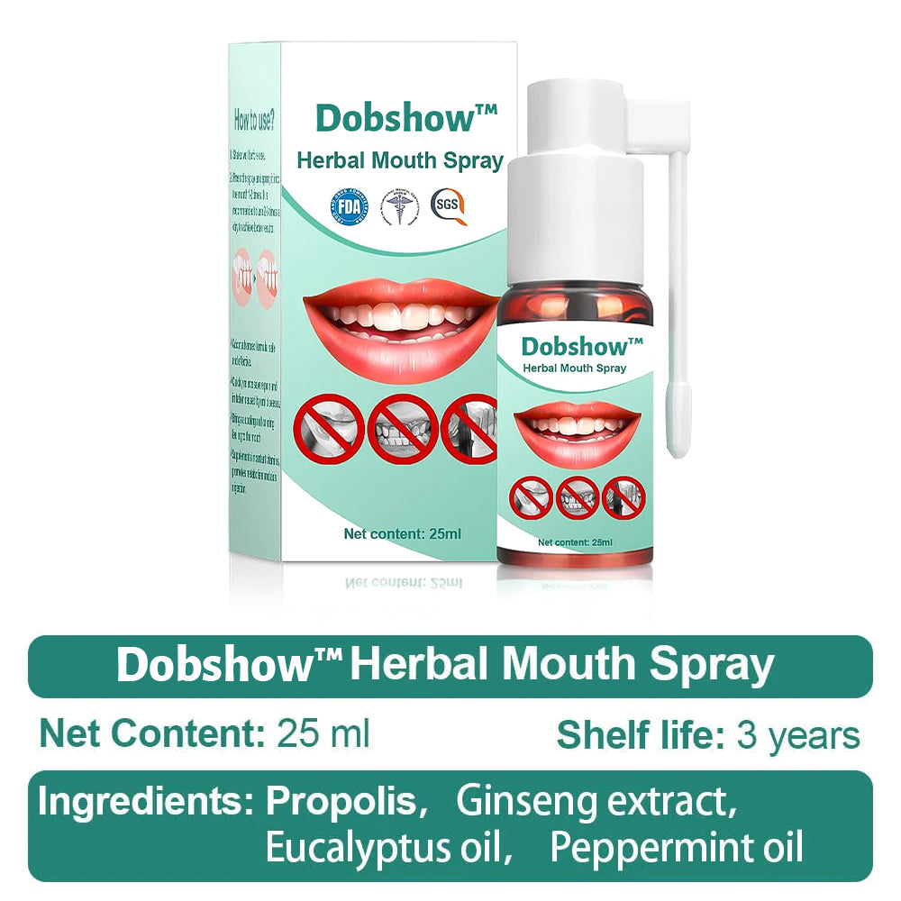 Dobshow™ Ultra Healing Herbal Mouth  Spray 2024 🌿 - Enhanced Formula 💪