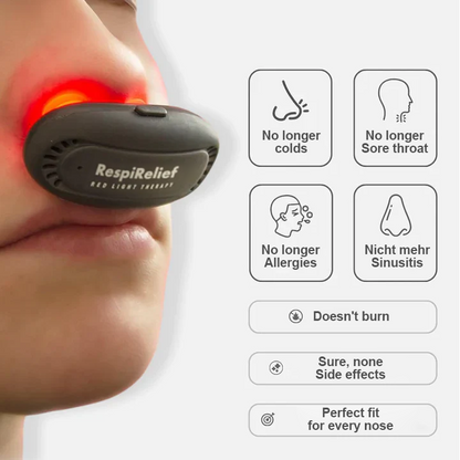 Nurbini™ RespiRelief Red Light Nasal Therapy Device