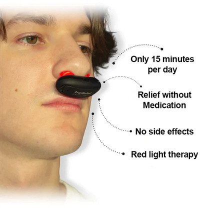 Nurbini™ RespiRelief Red Light Nasal Therapy Device