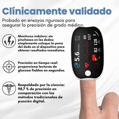 Glycenx™ ❤Feliz 2025❤ Medidor de Glucosa de Precisión